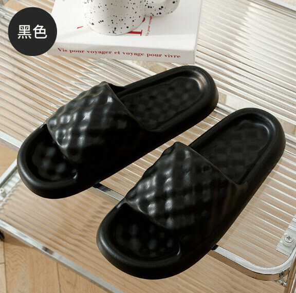 熱推家居厚軟底防滑涼拖鞋（黑色）【36-45碼】【下單後聯絡客服確認發貨尺碼】