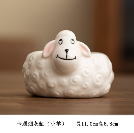Hot push ceramic ashtray (ashtray--sheep)