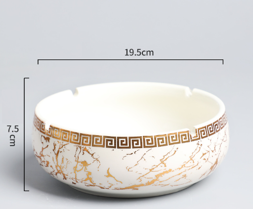 Hot recommended ashtray (extra large gilt line ashtray--Yabai)