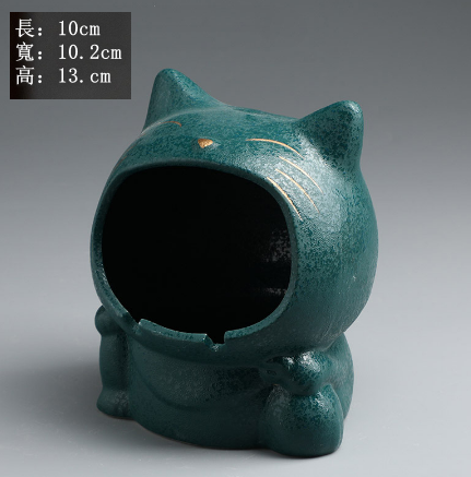 Hot push ashtray (Zhanmao--ashtray (green))