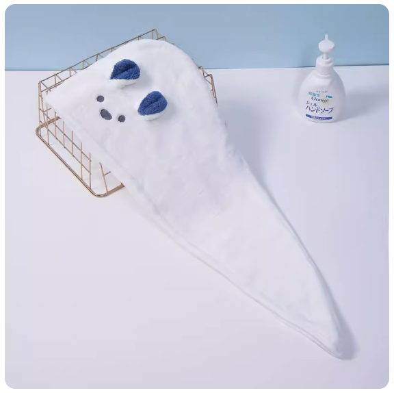 Popular quick-drying hair cap (white)