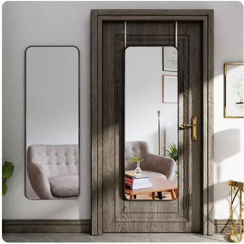 New wall-mounted door mirror (45*155cm gentleman black)