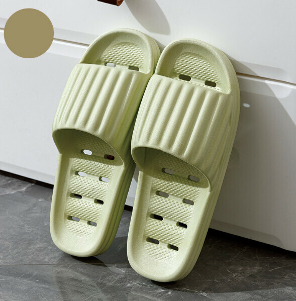 Hotly recommended home thick soft-soled non-slip slippers (green) [size 36-45] [contact customer service after placing the order to confirm the delivery size]