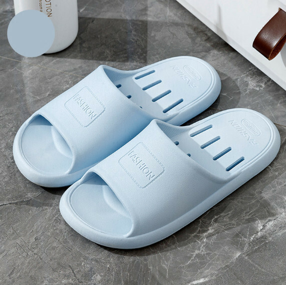 Hot recommended home non-slip slippers (sky blue) [size 38-41] [contact customer service after placing the order to confirm the delivery size]
