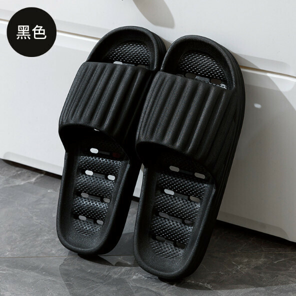 Hotly recommended home thick soft-soled non-slip slippers (black) [size 36-45] [contact customer service after placing the order to confirm the delivery size]