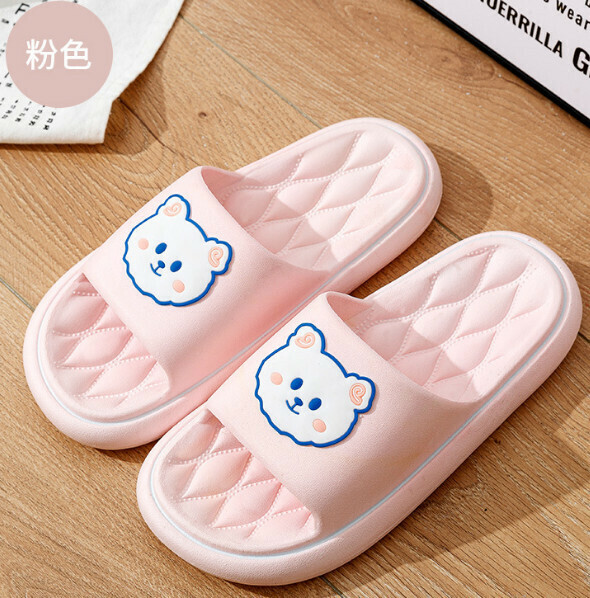 Hotly recommended home thick soft-soled slippers (pink) [size 36-41] [contact customer service after placing the order to confirm the delivery size]
