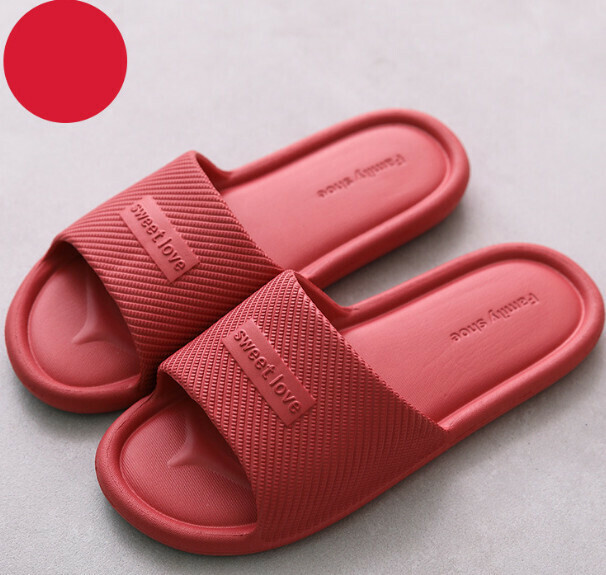 熱推柔軟防滑涼拖鞋（紅色）【36-41碼】【下單後聯絡客服確認發貨尺碼】