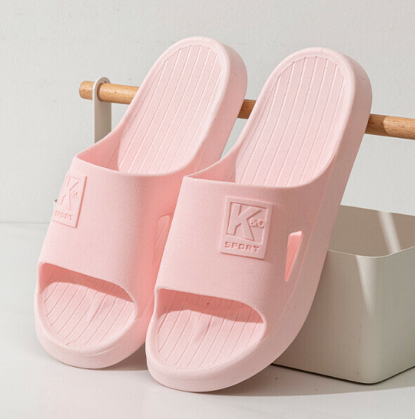 Hotly recommended non-slip thick-soled sandals (pink - letter style) [size 36-41] [contact customer service after placing the order to confirm the delivery size]