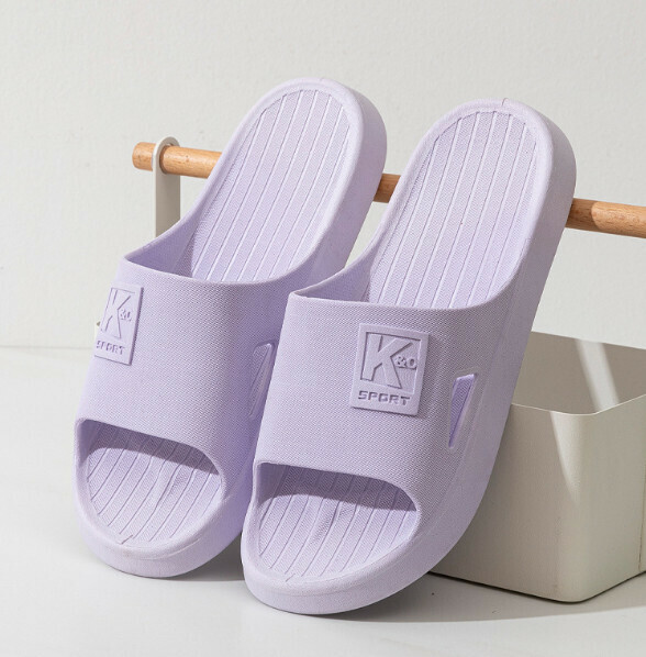 Hotly recommended anti-slip thick-soled sandals (purple-letter style) [size 36-41] [contact customer service after placing the order to confirm the delivery size]