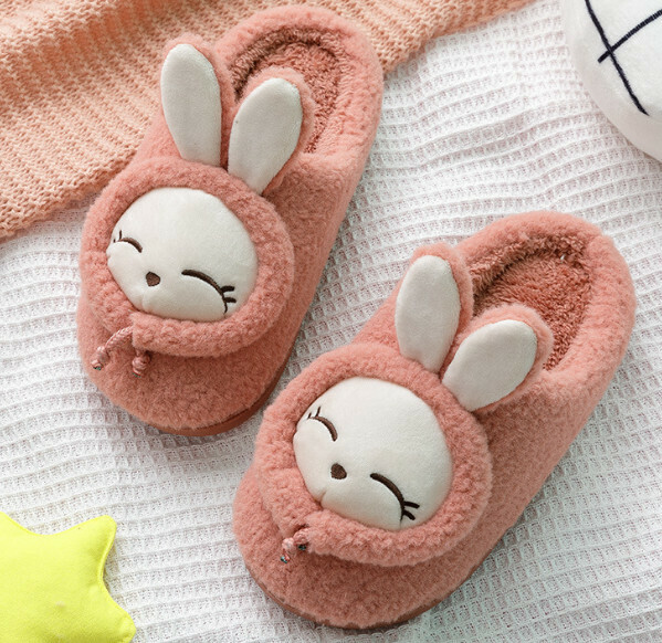 Hot recommended warm home cotton slippers (orange) [size 36-41] [contact customer service after placing the order to confirm the delivery size]