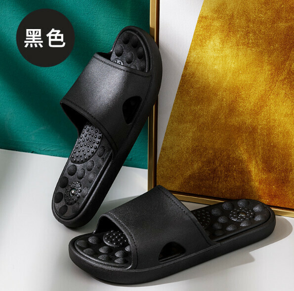 Hot recommended simple non-slip slippers (black) [40-45 sizes] [contact customer service after placing the order to confirm the delivery size]