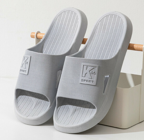 Hotly recommended non-slip thick-soled sandals (grey-letter style) [size 40-45] [contact customer service after placing the order to confirm the delivery size]