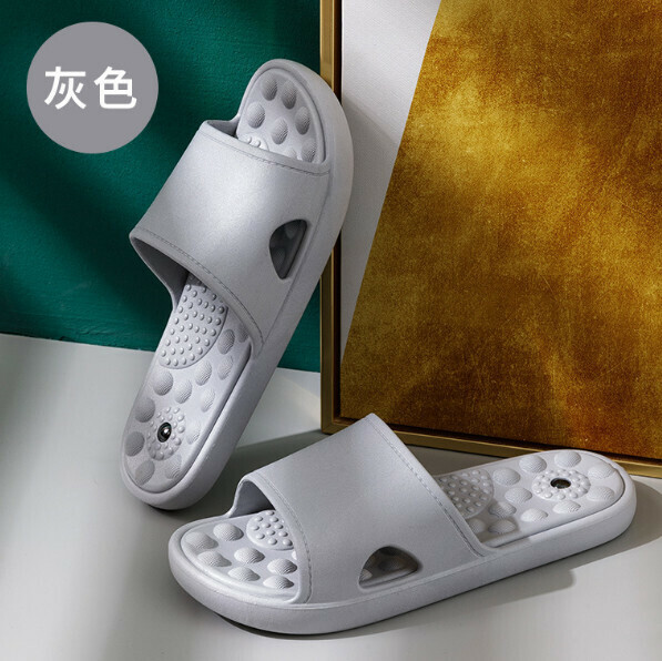 Hot recommended simple non-slip slippers (grey) [size 40-45] [contact customer service after placing the order to confirm the delivery size]