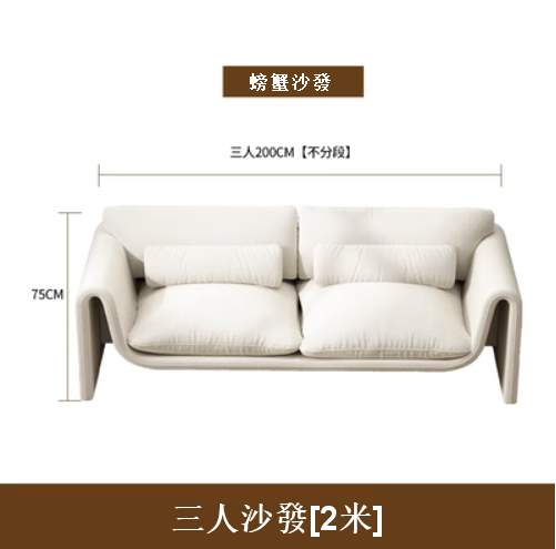Hot recommended velvet fabric sofa (three people, 2.0 meters)