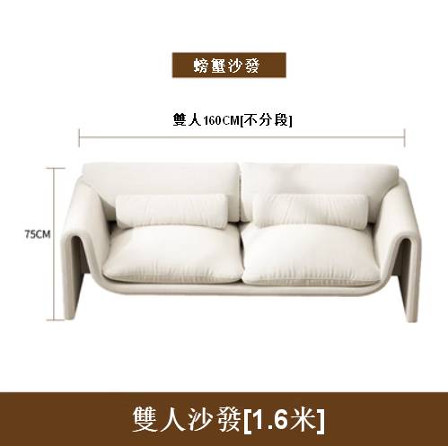 Hot recommended velvet fabric sofa (double 1.6 meters)