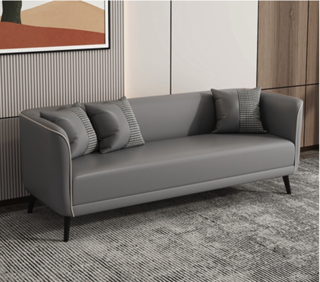 Hotly recommended Nordic simple small apartment sofa (light gray [latex cushion]) (three adults)