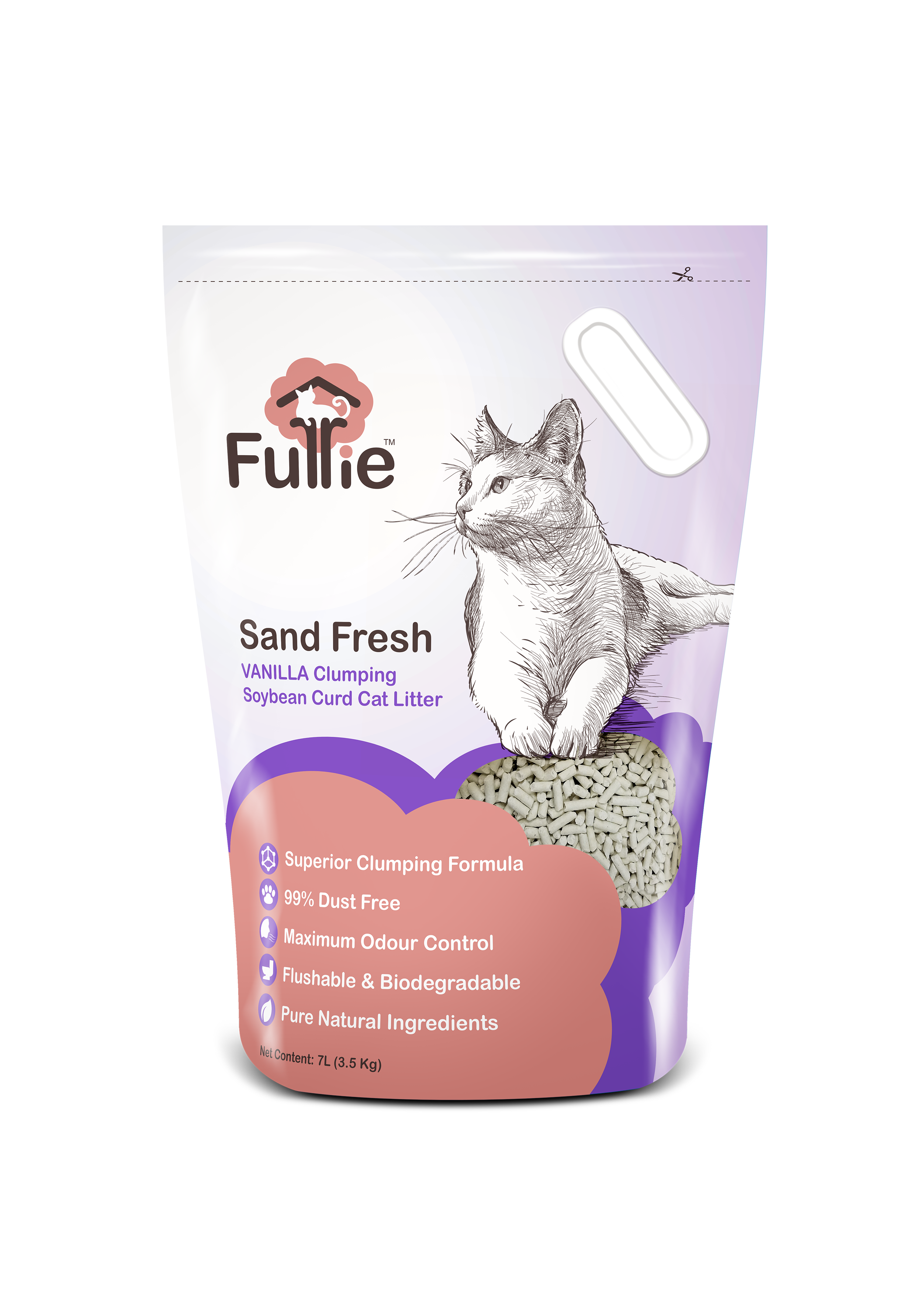 Furrie 天然豆腐 粟米砂 (雲呢拿味)