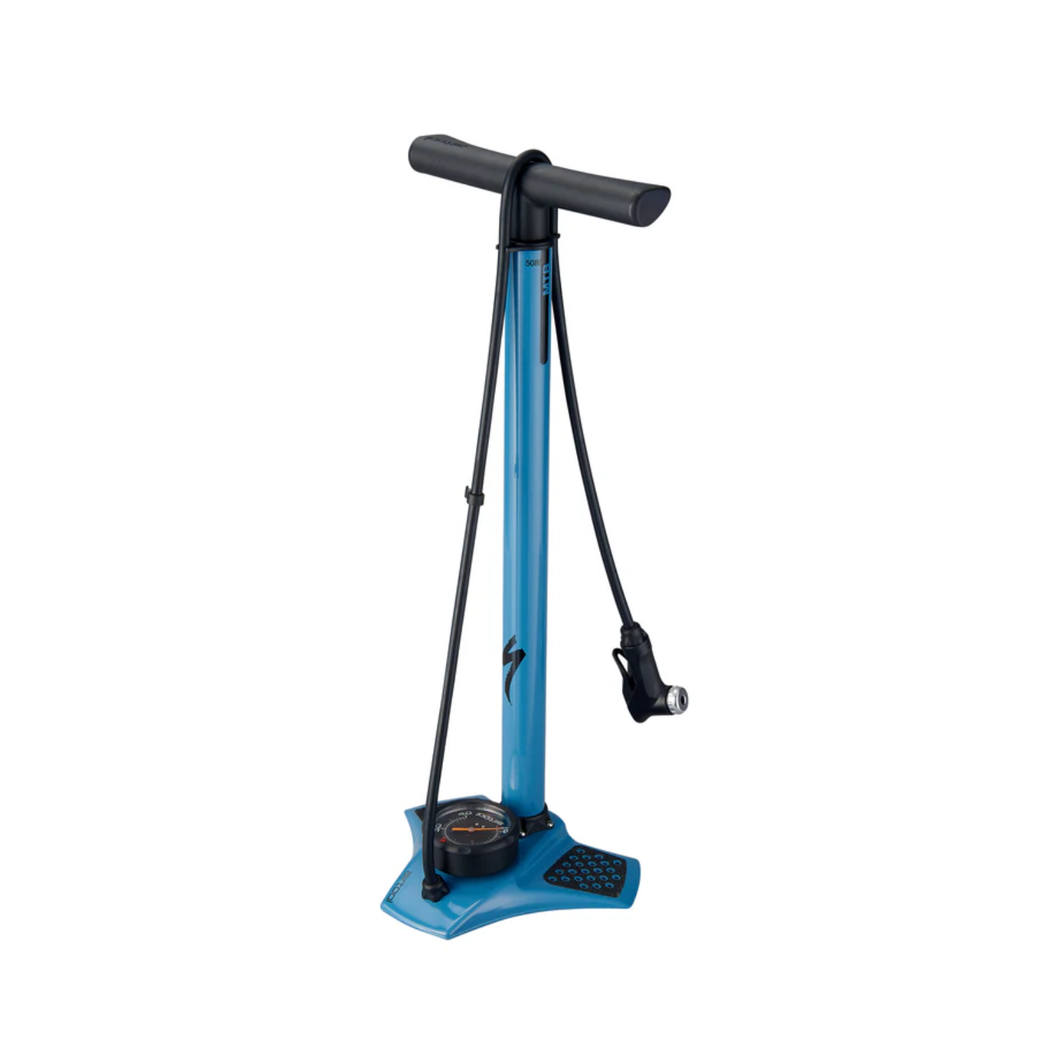 【Specialized】Air Tool MTB Floor Pump 落地式氣壓錶 登山車打氣筒 / 水藍色