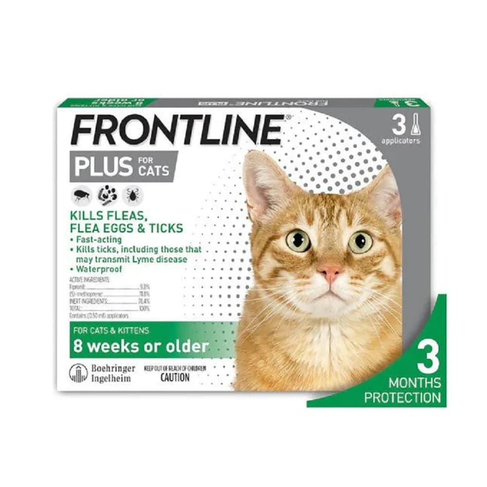 Frontline Plus 貓用滴頸藥-3支裝