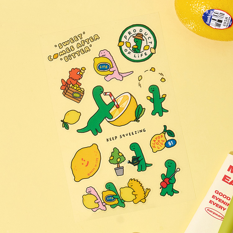 【Joguman】LEMONADE 貼紙  喝檸檬汁