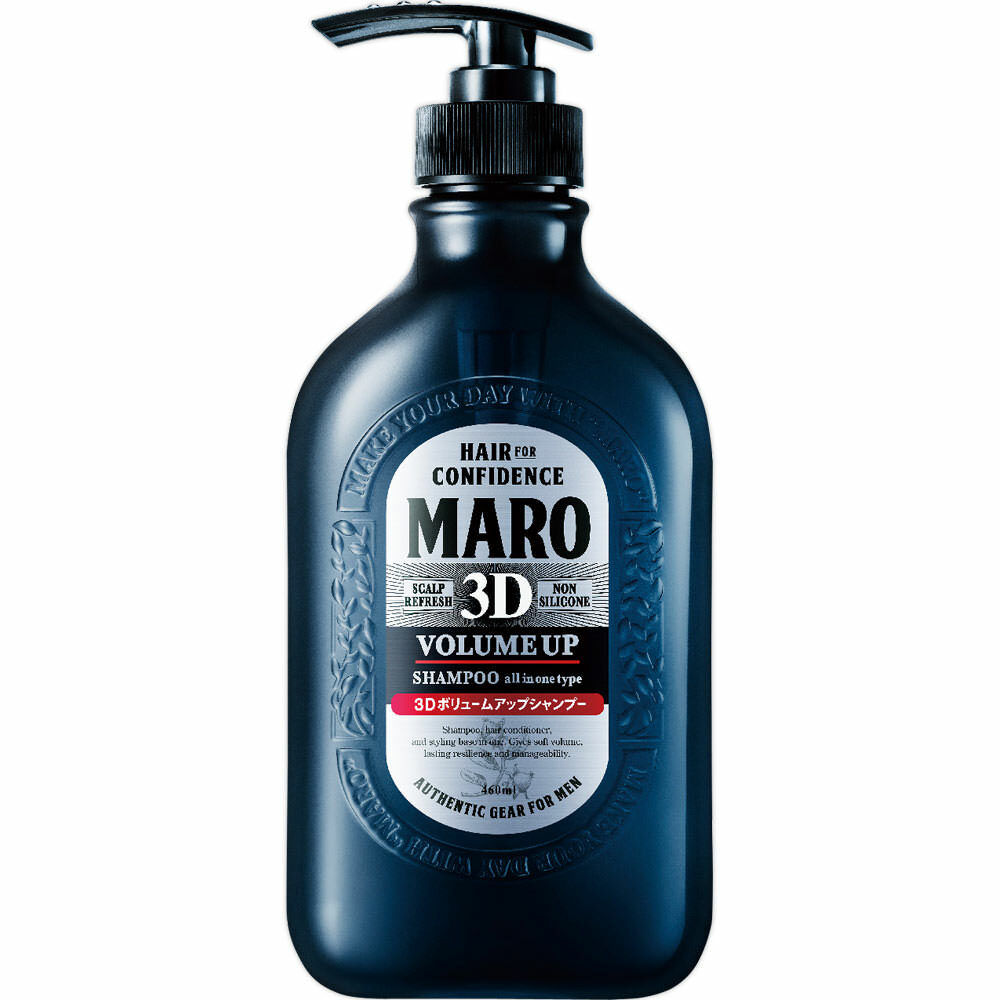 MARO - 男士用 3D 豐盈防脫洗頭水 460ml (無矽配方)  - (平行進口)