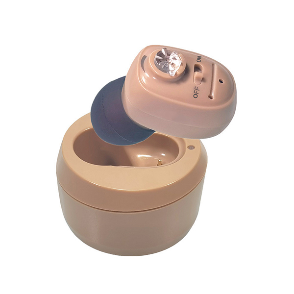 TSK Japan VHP-1607 in-ear low-noise magnetic hearing aid with charging compartment (P3846)