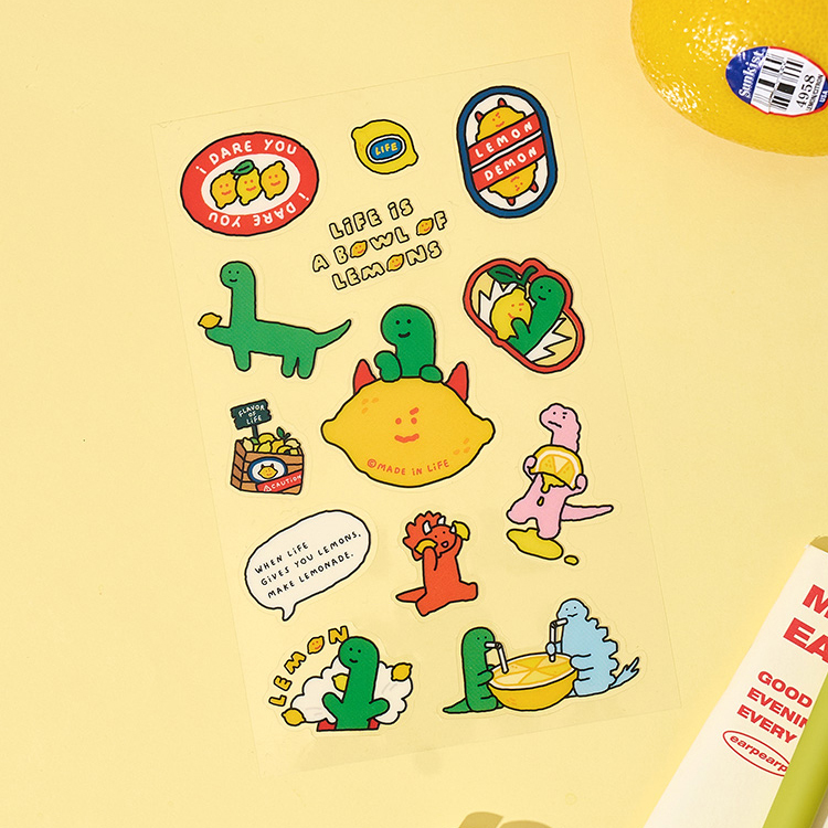 【Joguman】LEMONADE 貼紙 檸檬小惡魔