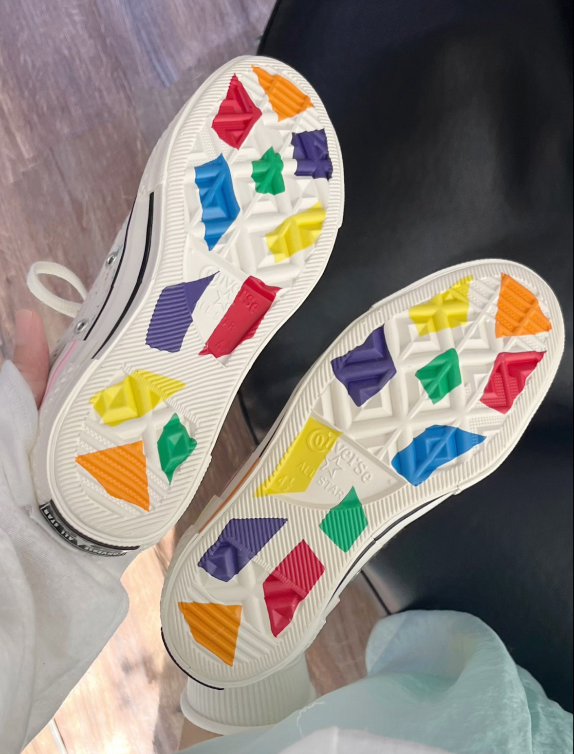 Converse 1970 潑墨彩虹軟糖 米白色 潑墨 多巴胺 帆布鞋 A06030C/預購