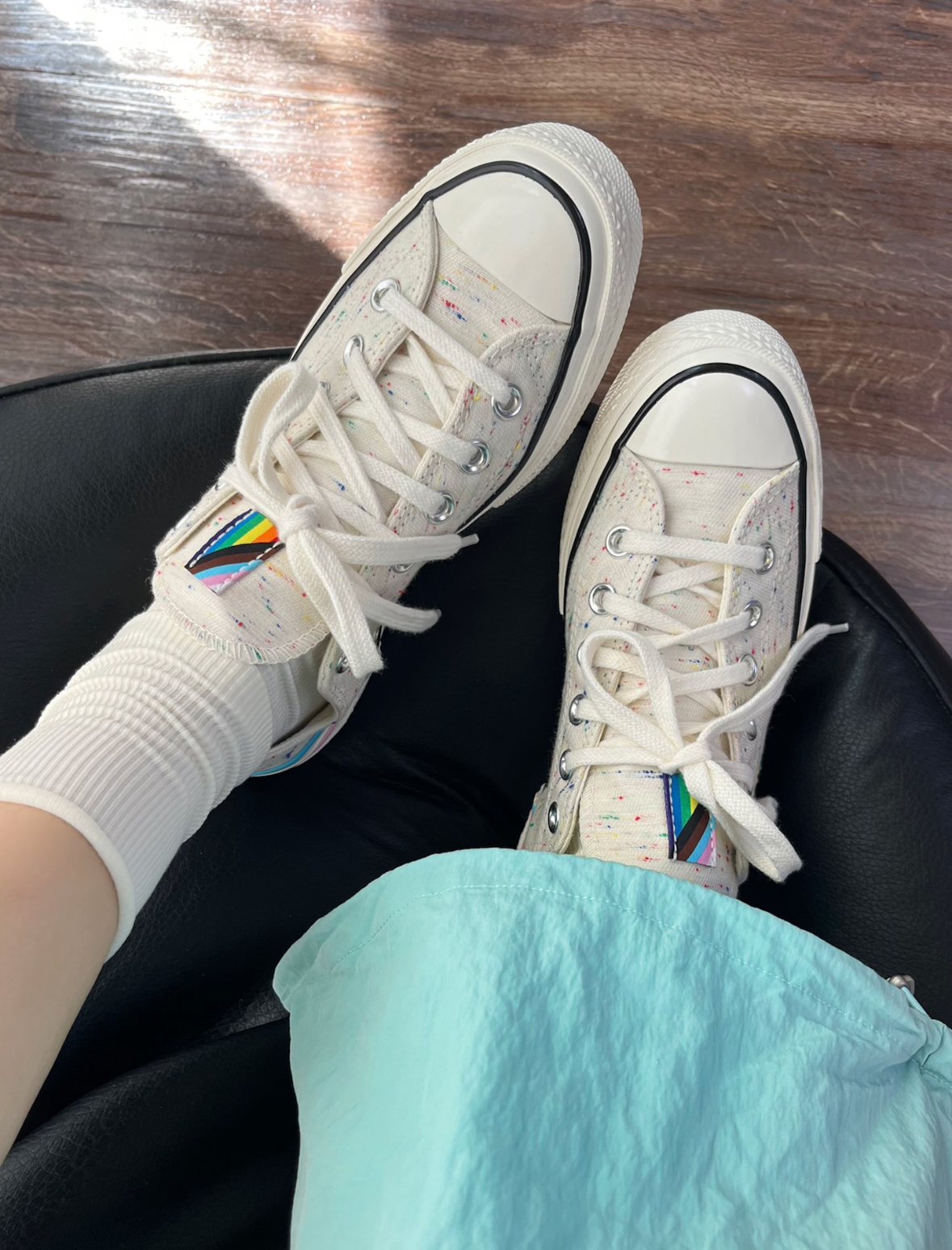 Converse 1970 潑墨彩虹軟糖 米白色 潑墨 多巴胺 帆布鞋 A06030C/預購