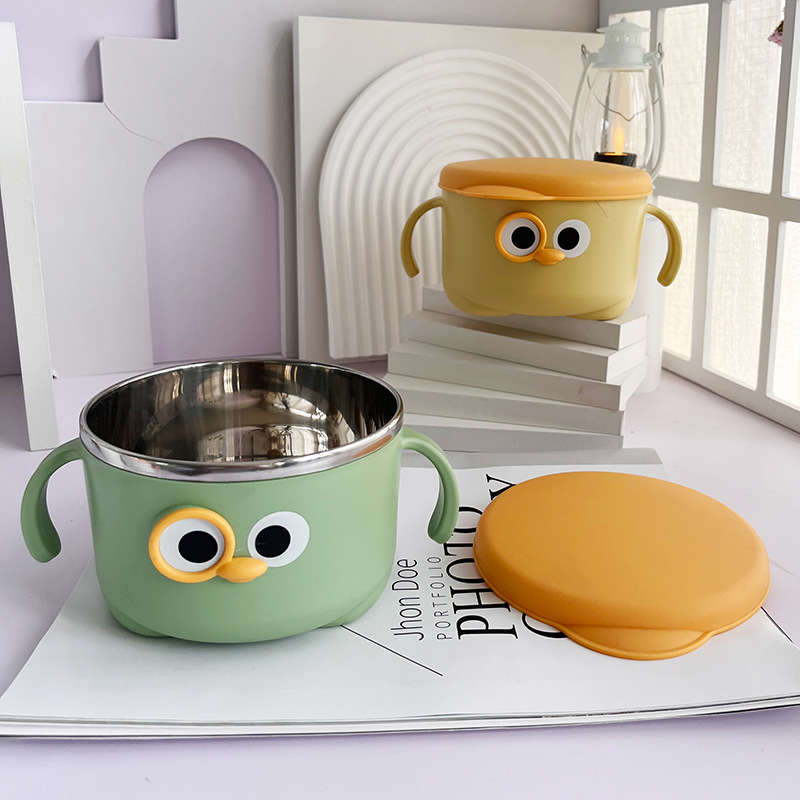 《2462》大眼加蓋不鏽鋼泡麵碗