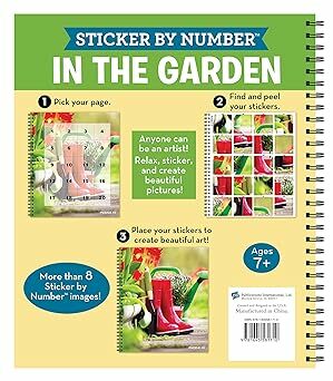 【Brain Games】數字排列輔助貼紙冊 (花園篇)