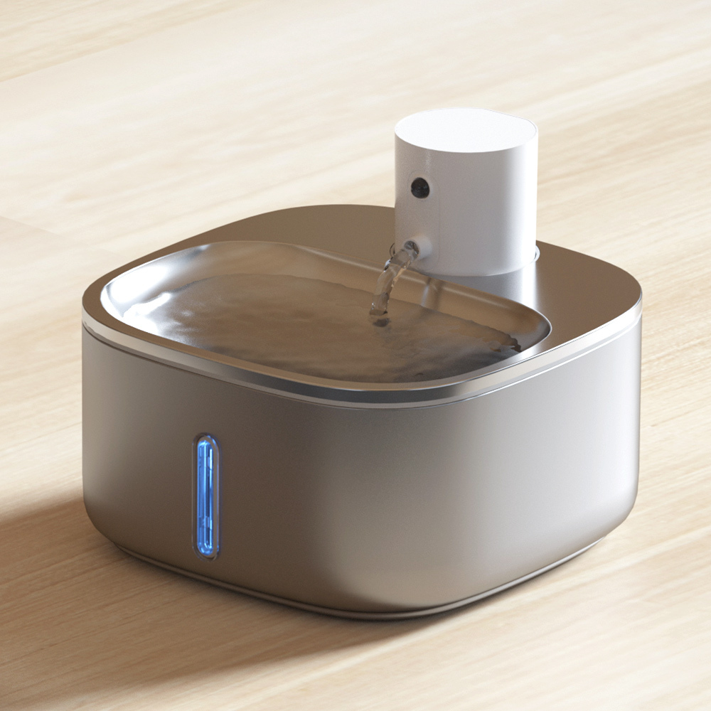 PETWANT 不鏽鋼無線感應飲水機3.2L W4-S1