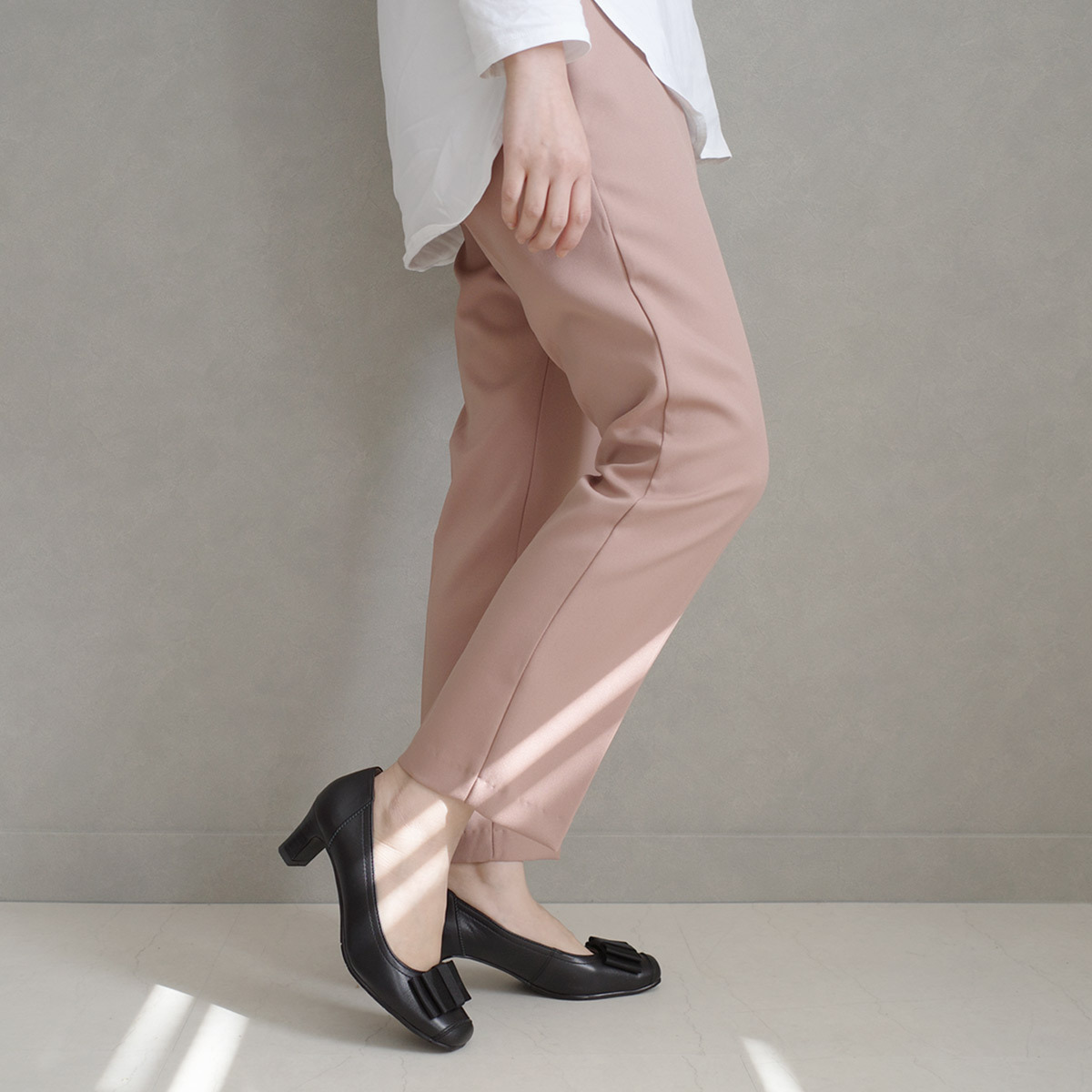 Ms. Jeune 女用日本牛皮蝴蝶結高跟鞋