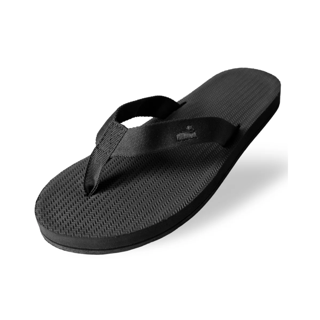 ※INDOSOLE EASY LIVING女款人字拖/墨碳黑BLACK