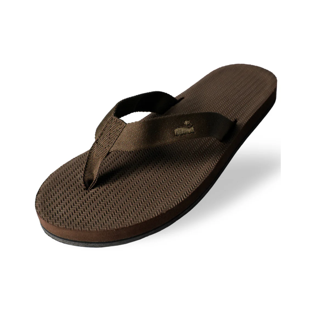 ※INDOSOLE EASY LIVING女款人字拖/大地棕SOIL