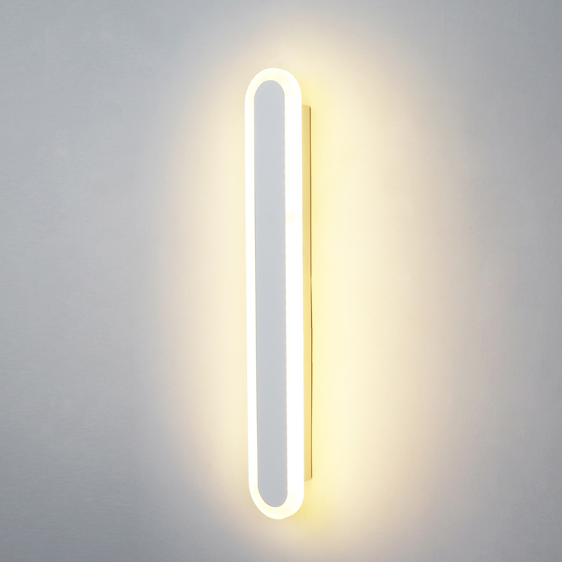 New minimalist wall light wall light (white 120cm/48W three-color dimming)