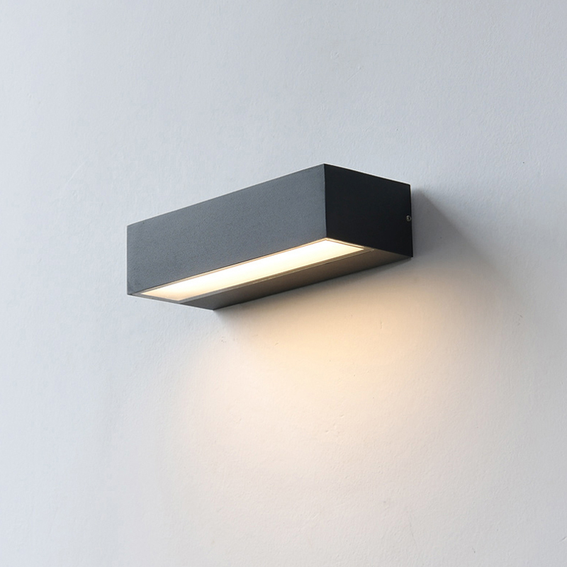 New minimalist wall light wall light (black small neutral light (4000K) 20cm12W)