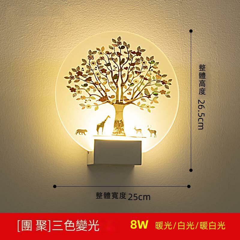 Hot recommendation minimalist wall lamp wall lamp (reunion three colors)