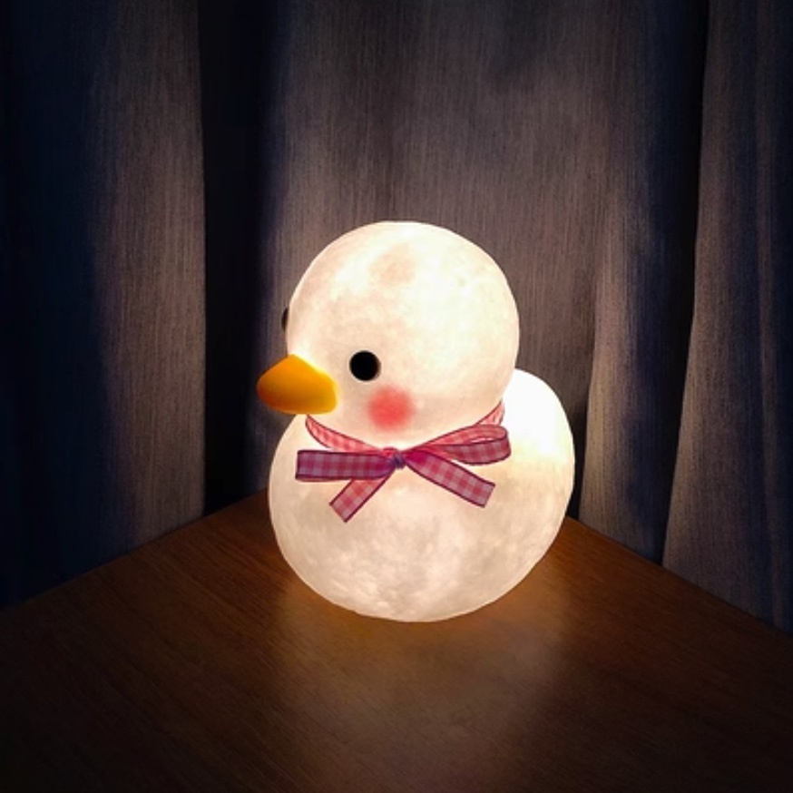 Popular cute duck night light (battery-Pink Duck)