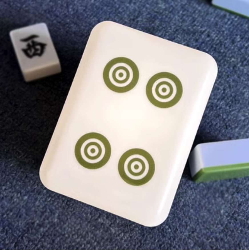 Popular mahjong night light creative wealth lamp (four tubes [size: 125*90*65mm])