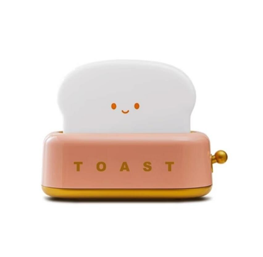Popular bread machine toast night light (pink [schedulable, infinitely dimmable])