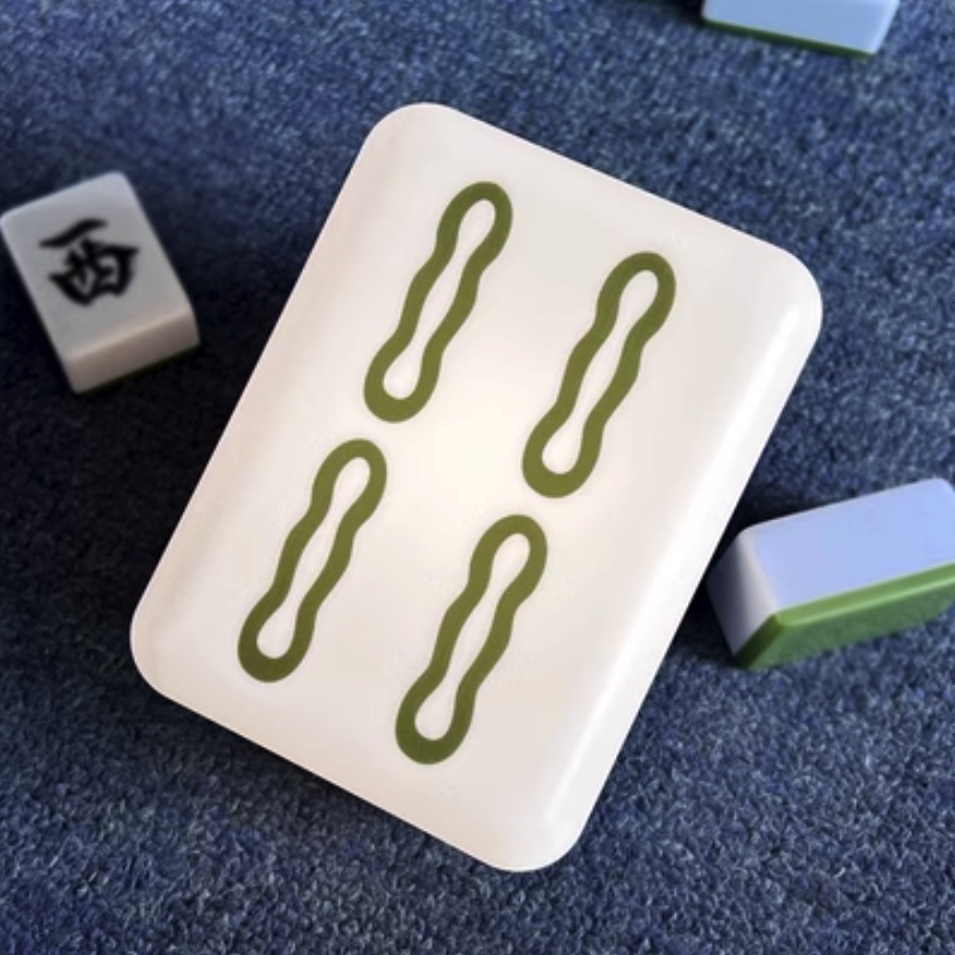 Popular mahjong night light creative wealth lamp (four pieces [size: 125*90*65mm])