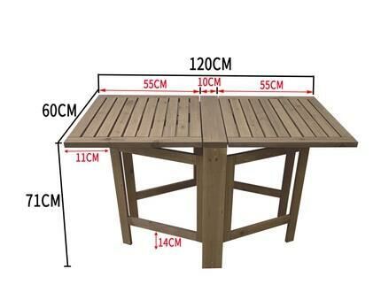 Hot recommendation simple table (brown long table 120*60*71CM)