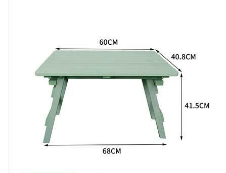 Popular portable folding table (small green frameless 60*68*40.8CM)