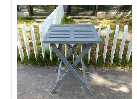 Popular folding square table (light gray 55*55*60*71CM)