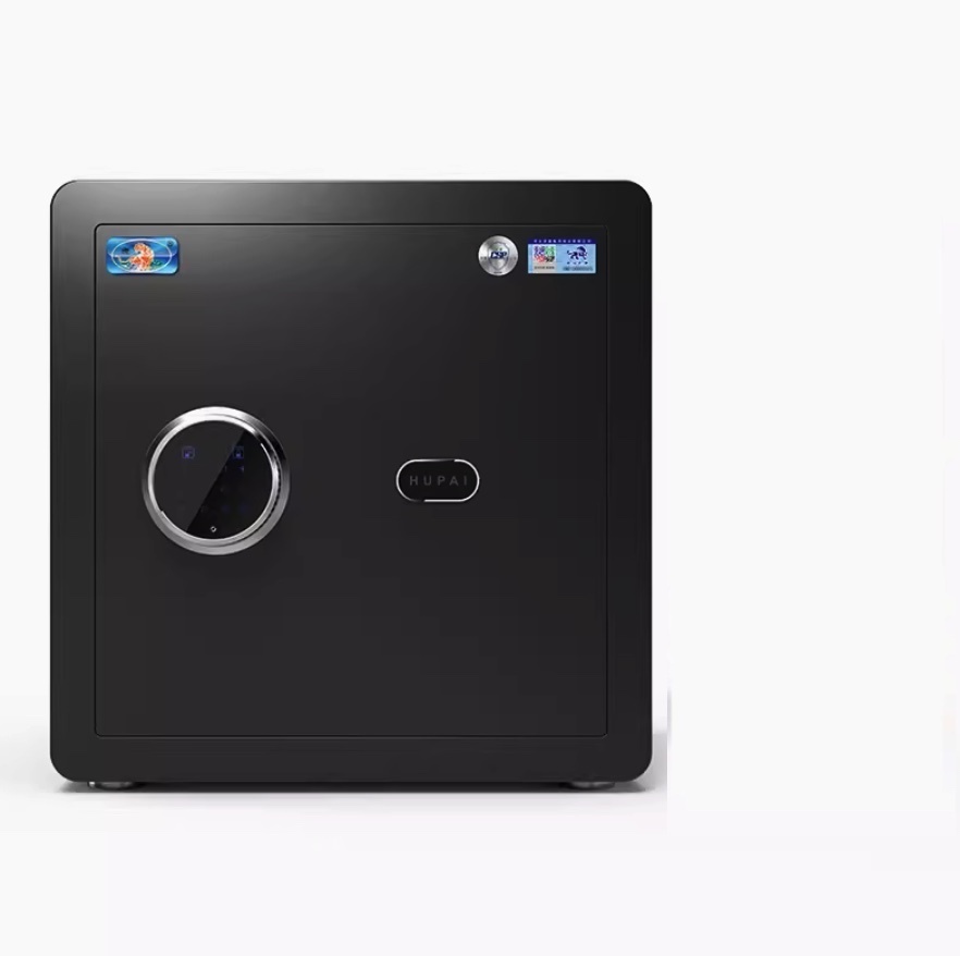 爆款家用小型無線WiFi指紋密碼夾萬（CSP安全認證-高40CM-睿智黑（密碼款）免鑰匙）（40KG±2KG）