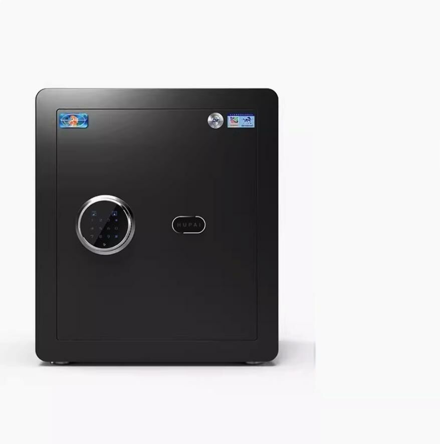 爆款家用小型無線WiFi指紋密碼夾萬（CSP安全認證-免鑰匙-45CM睿智黑（密碼款））（45KG±2KG）