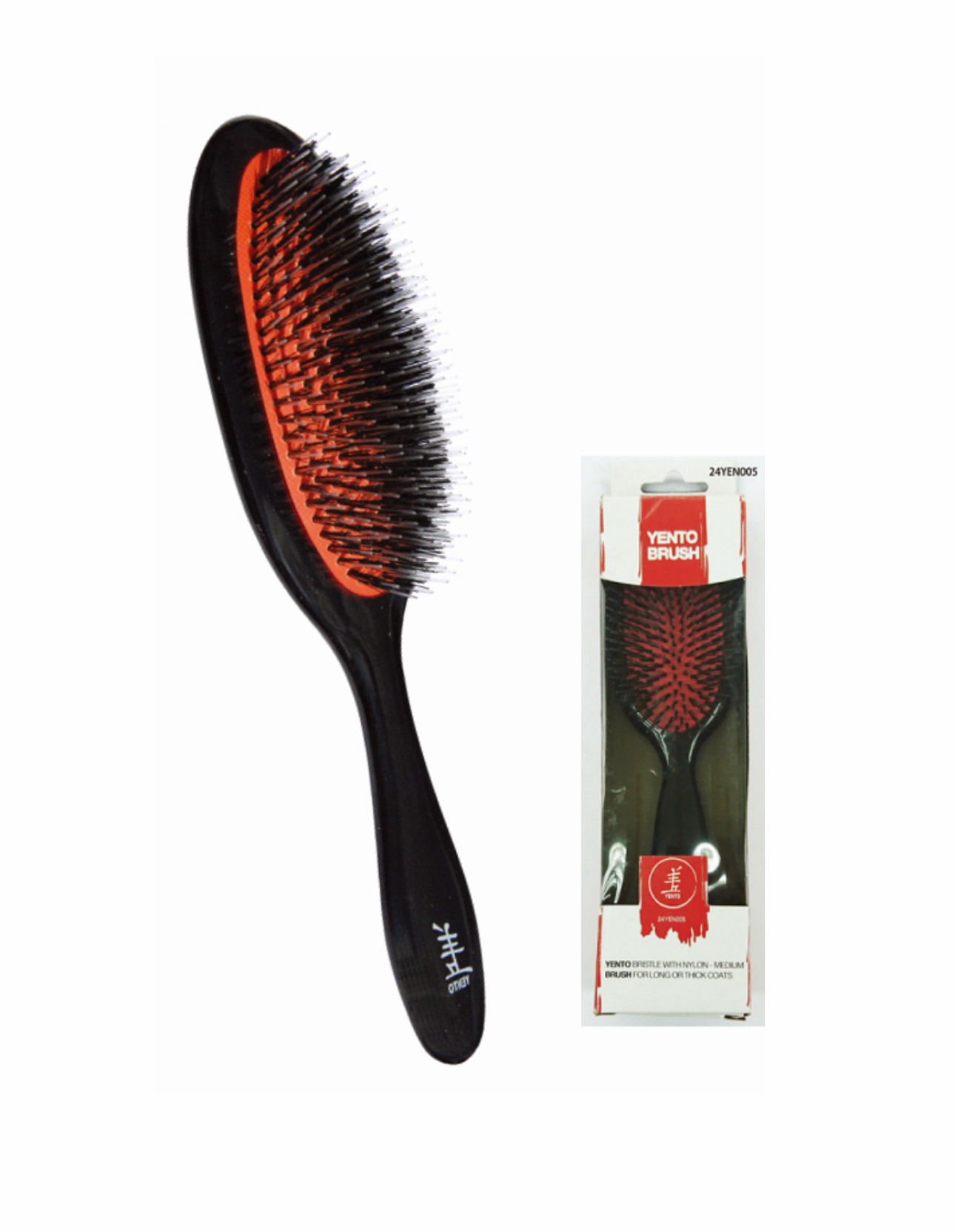 Show Tech 尼龍豬鬃毛梳刷-中/大 (適合密而長貓狗使用)