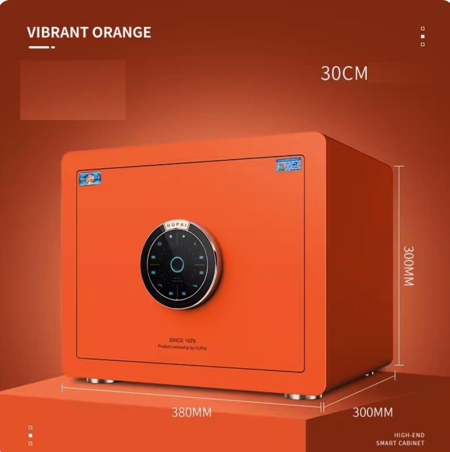 爆款家用小型智慧防偷防盜夾萬（30CM活力柳丁-WiFi遠程監控-自動開啟）