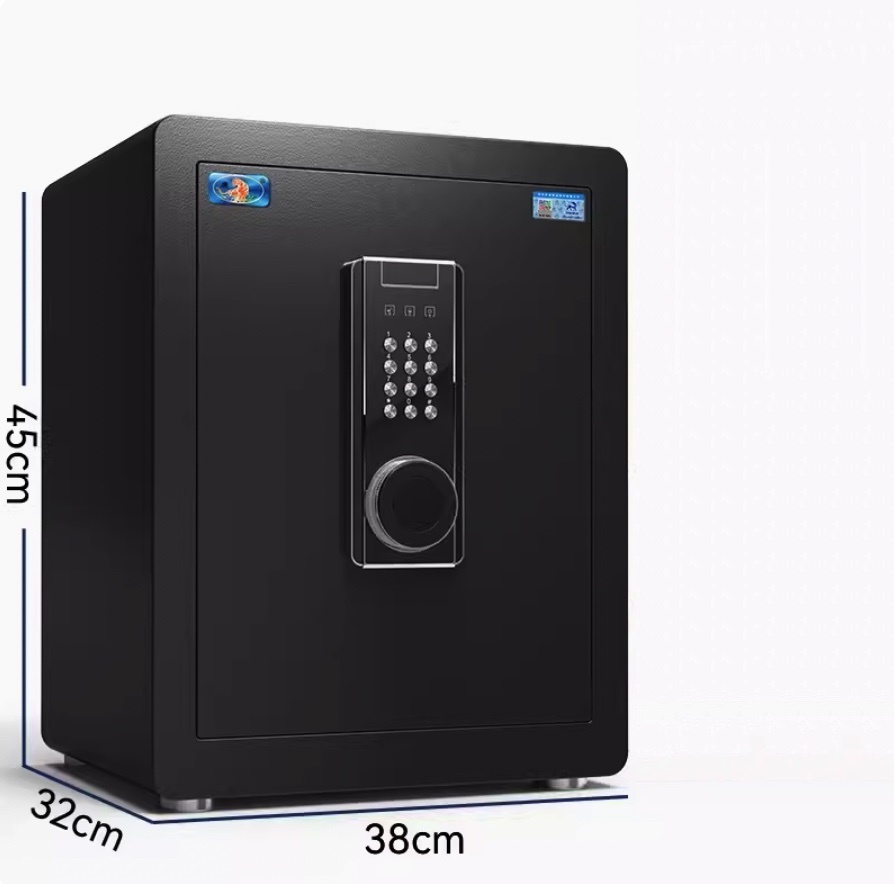 爆款智慧辦公室大容量夾萬（新品-45CM高-睿智黑（電子密碼款）